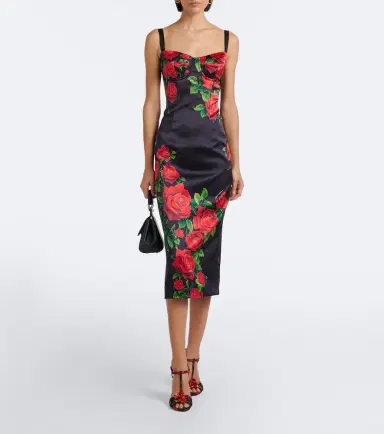 Dolce & Gabbana Floral silk-blend bustier dress | Thumbnail 2 Dolce & Gabbana Floral silk-blend bustier dress | Thumbnail 2