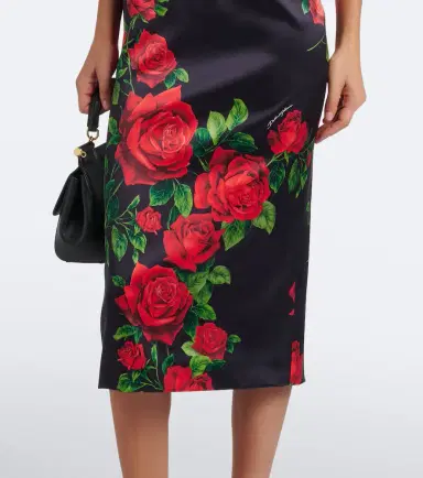 Dolce & Gabbana Floral silk-blend bustier dress | Thumbnail 3 Dolce & Gabbana Floral silk-blend bustier dress | Thumbnail 3