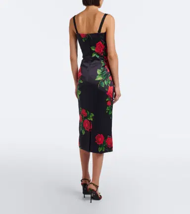 Dolce & Gabbana Floral silk-blend bustier dress | Thumbnail 5 Dolce & Gabbana Floral silk-blend bustier dress | Thumbnail 5