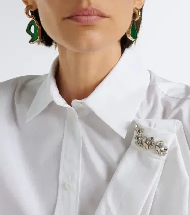 Erdem Embellished drop earrings | Thumbnail 6