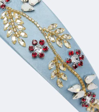 Erdem Embellished satin headband | Thumbnail 2