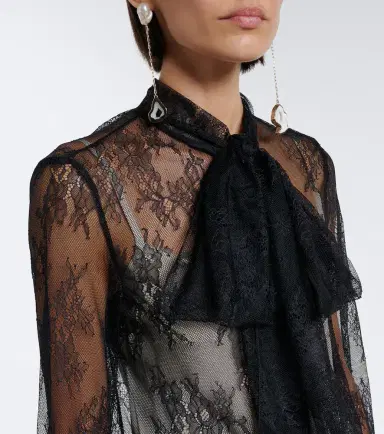 Erdem Bow-detail floral lace blouse | Thumbnail 6