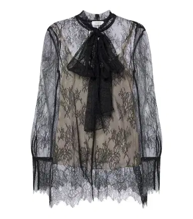 Erdem Bow-detail floral lace blouse | Thumbnail 1