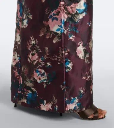 Erdem Draped floral satin gown | Thumbnail 4 Erdem Draped floral satin gown | Thumbnail 4