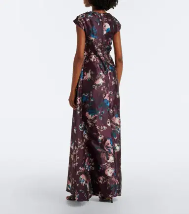 Erdem Draped floral satin gown | Thumbnail 5 Erdem Draped floral satin gown | Thumbnail 5