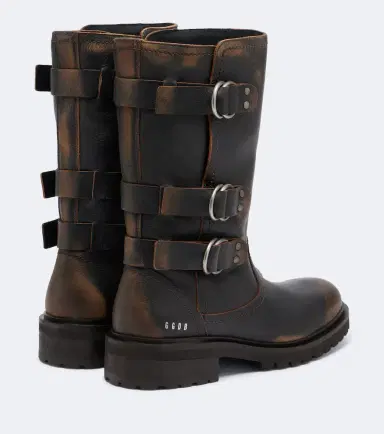 Golden Goose Kurt leather biker boots | Thumbnail 4