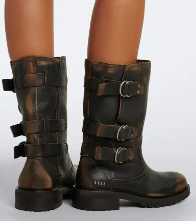 Golden Goose Kurt leather biker boots | Thumbnail 5