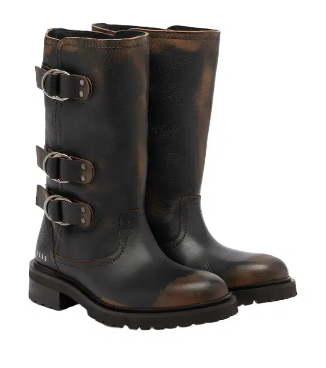 Golden Goose Kurt leather biker boots