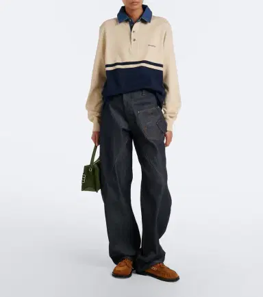 JW Anderson Cotton jersey polo shirt | Thumbnail 3 JW Anderson Cotton jersey polo shirt | Thumbnail 3