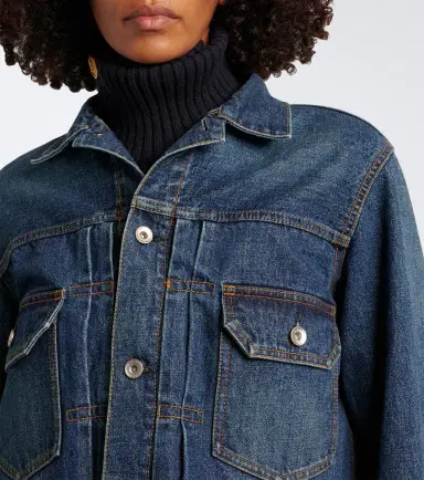 Sacai Paneled denim jacket | Thumbnail 2 Sacai Paneled denim jacket | Thumbnail 2
