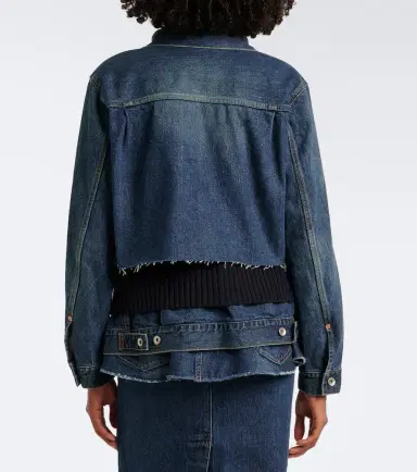 Sacai Paneled denim jacket | Thumbnail 6 Sacai Paneled denim jacket | Thumbnail 6