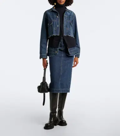 Sacai Paneled denim jacket | Thumbnail 7 Sacai Paneled denim jacket | Thumbnail 7