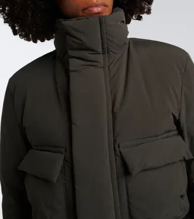 Sacai Layered wool-trimmed down jacket | Thumbnail 3 Sacai Layered wool-trimmed down jacket | Thumbnail 3