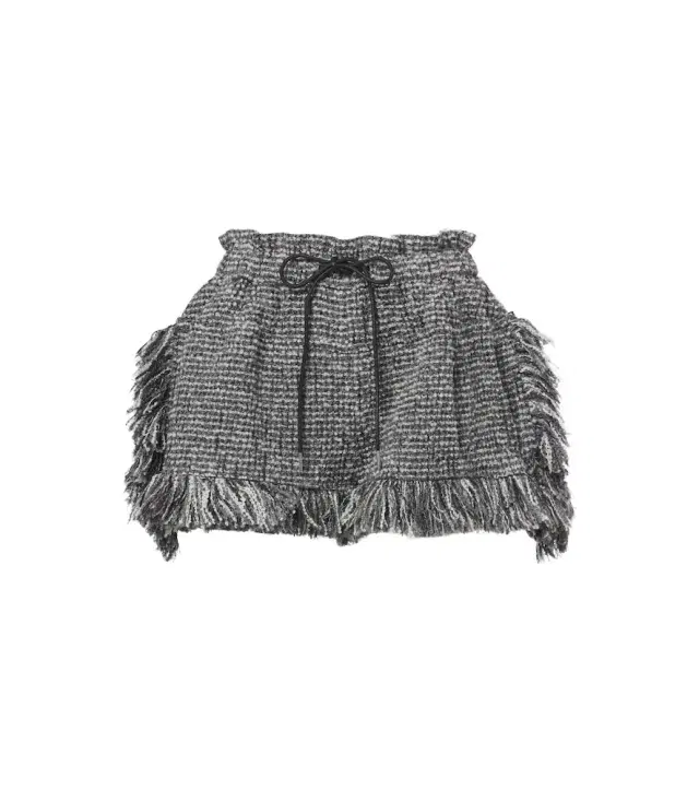 Fringed wool-blend tweed shorts Fringed wool-blend tweed shorts