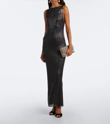 Roland Mouret Embellished mesh gown | Thumbnail 5