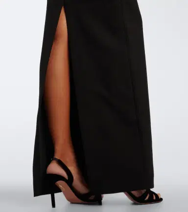 Roland Mouret Floral-appliqué crêpe bustier gown | Thumbnail 5