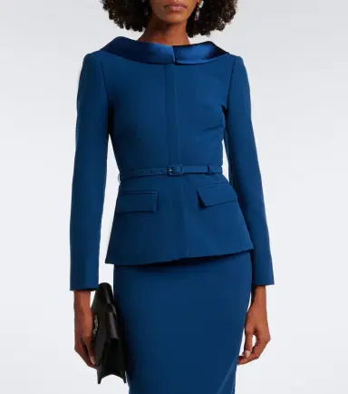 Roland Mouret Crêpe jacket | Thumbnail 2 Roland Mouret Crêpe jacket | Thumbnail 2