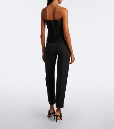 Roland Mouret Wool and silk cropped slim pants | Thumbnail 5 Roland Mouret Wool and silk cropped slim pants | Thumbnail 5