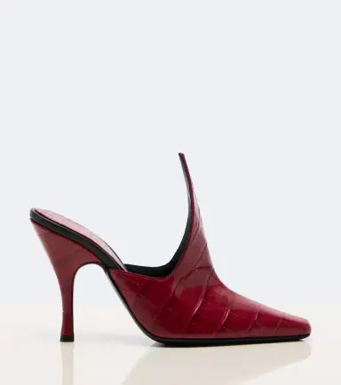 Alaïa Alaïa Croc-effect leather mules | Thumbnail 2 Alaïa Alaïa Croc-effect leather mules | Thumbnail 2