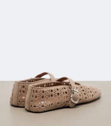 Alaïa Alaïa Vienne suede Mary Jane flats | Thumbnail 3