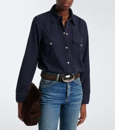 Nili Lotan Travis cotton corduroy shirt | Thumbnail 5 Nili Lotan Travis cotton corduroy shirt | Thumbnail 5