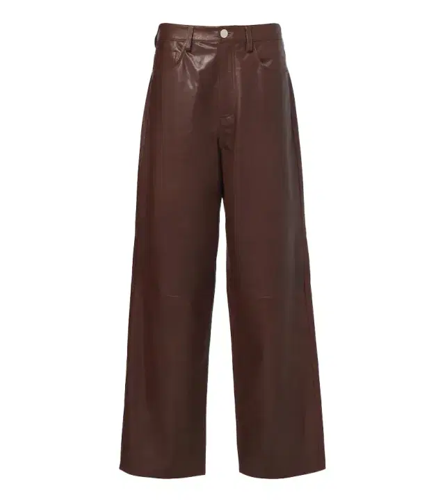 Róhe Leather wide-leg pants