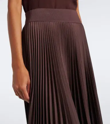 Joseph Ade asymmetric plissé midi skirt | Thumbnail 5