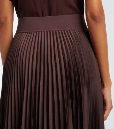 Joseph Ade asymmetric plissé midi skirt | Thumbnail 6
