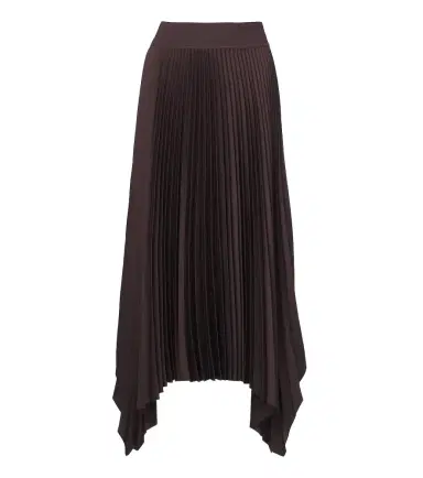 Joseph Ade asymmetric plissé midi skirt | Thumbnail 1