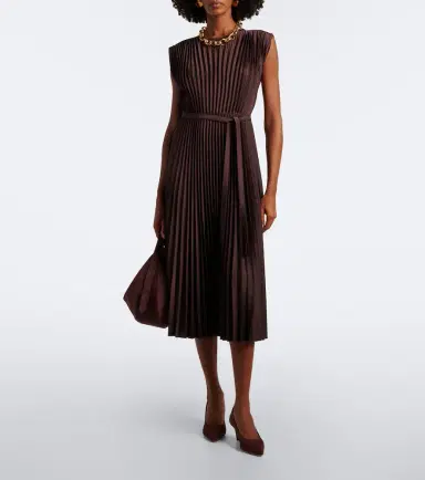Joseph Volta plissé midi dress | Thumbnail 2
