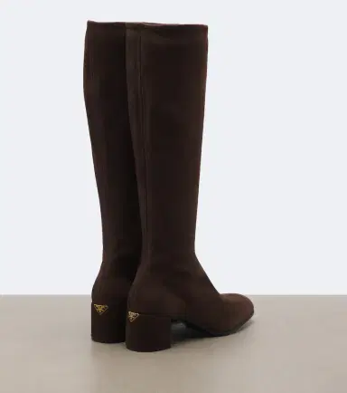 Prada Suede knee-high boots | Thumbnail 2