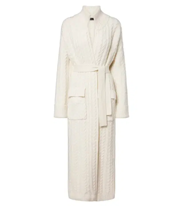 Arch4 Bond Street cable-knit cashmere long cardigan