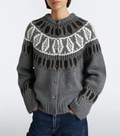 Arch4 Fair Isle cashmere cardigan | Thumbnail 3