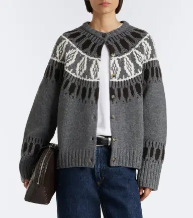 Arch4 Fair Isle cashmere cardigan | Thumbnail 4
