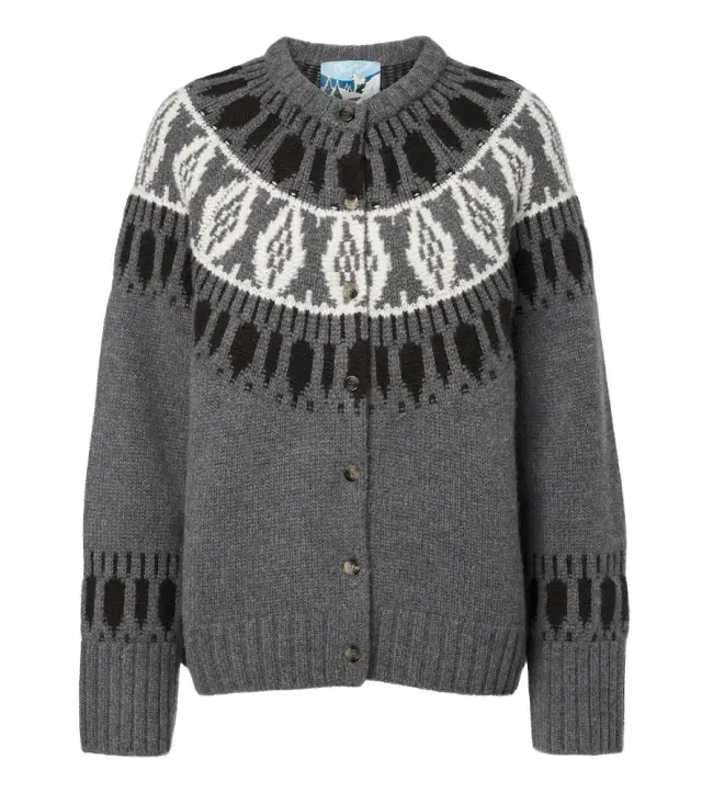 Arch4 Fair Isle cashmere cardigan