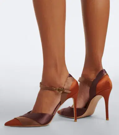 Gianvito Rossi Sofia D'Orsay satin pumps | Thumbnail 6 Gianvito Rossi Sofia D'Orsay satin pumps | Thumbnail 6