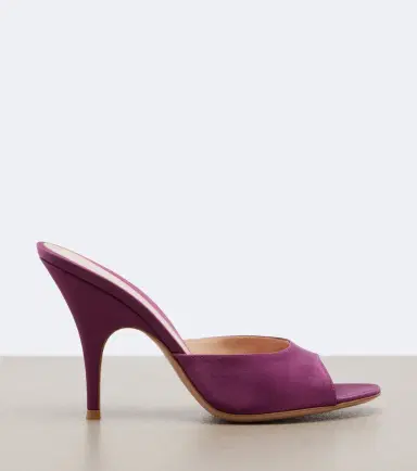 Gianvito Rossi Sofia satin mules | Thumbnail 3