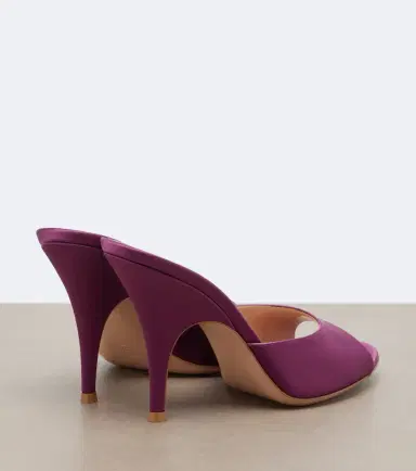 Gianvito Rossi Sofia satin mules | Thumbnail 4