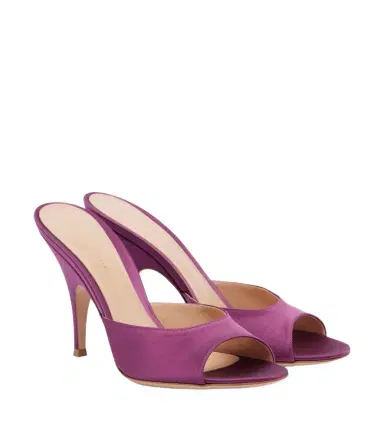 Gianvito Rossi Sofia satin mules | Thumbnail 1