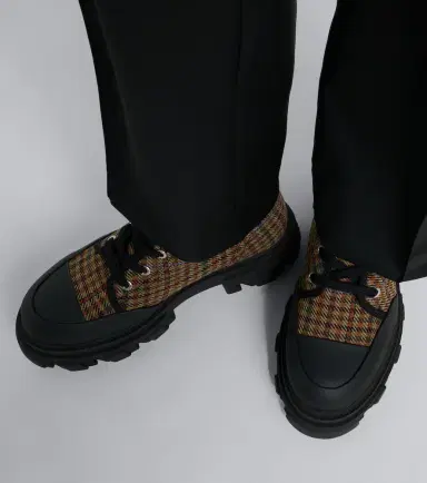 Ganni Checked combat boots | Thumbnail 5 Ganni Checked combat boots | Thumbnail 5