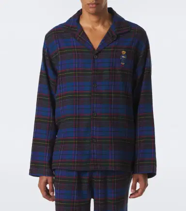 Polo Ralph Lauren Polo Bear plaid cotton flannel pajamas | Thumbnail 3 Polo Ralph Lauren Polo Bear plaid cotton flannel pajamas | Thumbnail 3