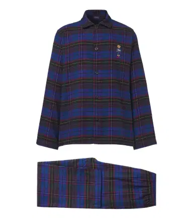 Polo Ralph Lauren Polo Bear plaid cotton flannel pajamas | Thumbnail 1 Polo Ralph Lauren Polo Bear plaid cotton flannel pajamas | Thumbnail 1