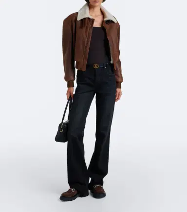 Gucci Rhody Horsebit suede platform loafers | Thumbnail 5 Gucci Rhody Horsebit suede platform loafers | Thumbnail 5