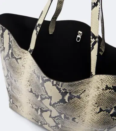 TOTEME Roam Large snake-effect leather tote bag | Thumbnail 3 TOTEME Roam Large snake-effect leather tote bag | Thumbnail 3