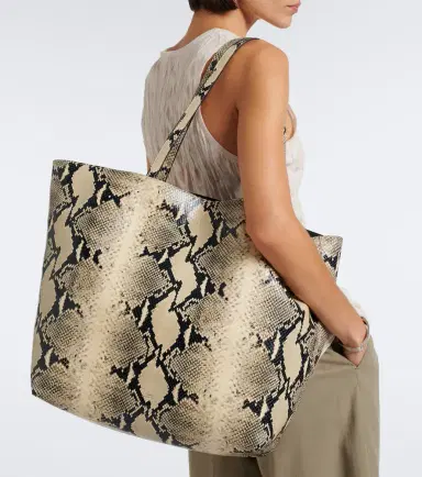 TOTEME Roam Large snake-effect leather tote bag | Thumbnail 5 TOTEME Roam Large snake-effect leather tote bag | Thumbnail 5