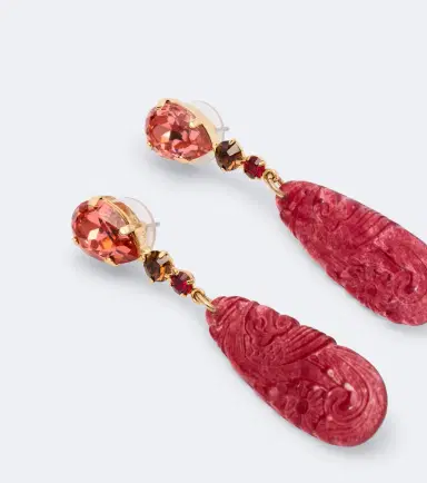 Jennifer Behr Corinna embellished drop earrings | Thumbnail 4 Jennifer Behr Corinna embellished drop earrings | Thumbnail 4