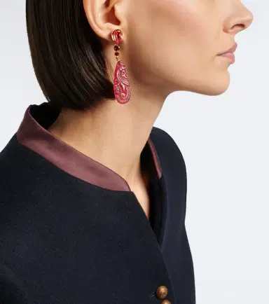 Jennifer Behr Corinna embellished drop earrings | Thumbnail 6 Jennifer Behr Corinna embellished drop earrings | Thumbnail 6