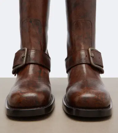 Dries Van Noten Leather over-the-knee boots | Thumbnail 2
