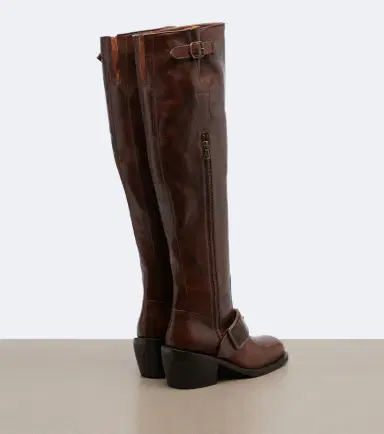 Dries Van Noten Leather over-the-knee boots | Thumbnail 4