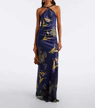 Staud Charli printed silk-blend maxi dress | Thumbnail 3